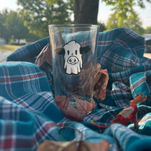 Shatto Ghost Cow Drinking Glass